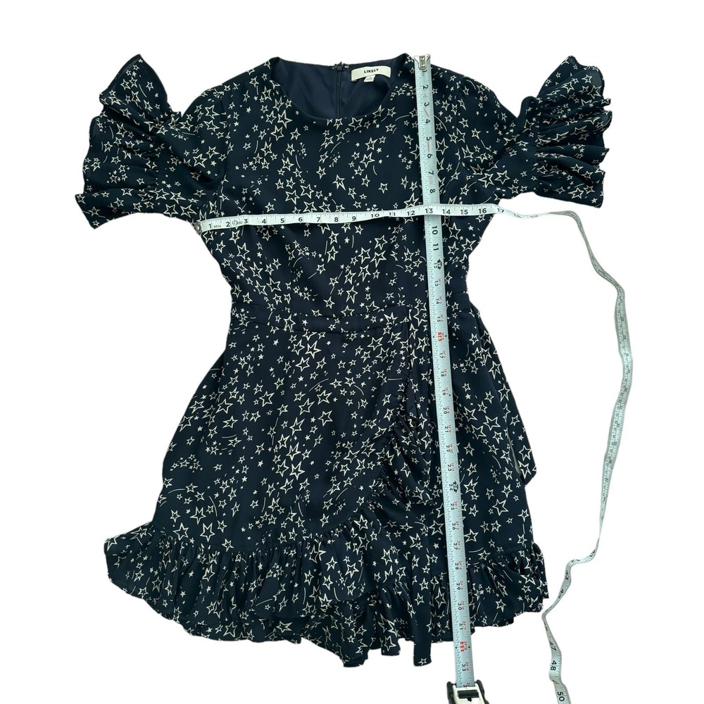 DELILAH CELESTIAL STAR PRINT WRAP ROMPER WOMEN SIZE 2/4 - Picture 10 of 15